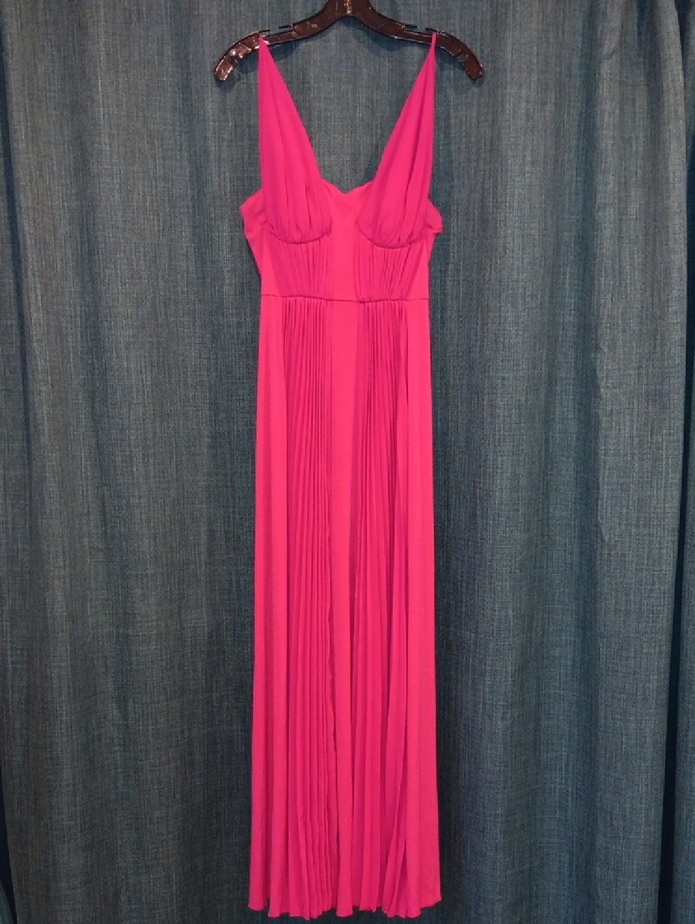 Pleated Accent Dress